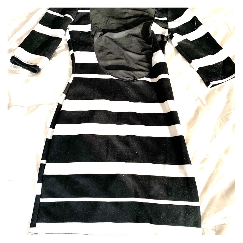 Love Culture Body Con Striped Dress